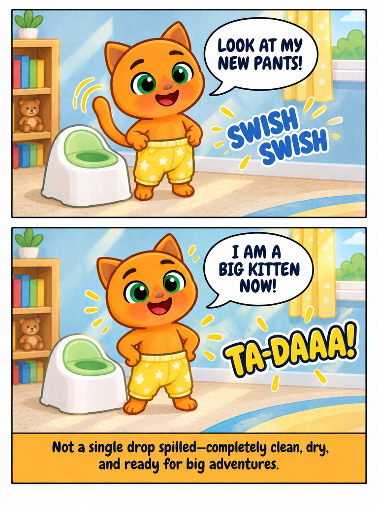Moko Chan's Big Potty Triumph (page 4 of 4)