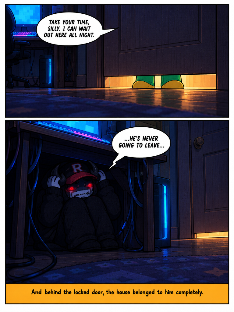 Guest Hides in His Room (page 4 of 4)