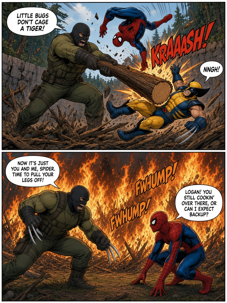 Claws and Webs in the Inferno (page 2 of 4)