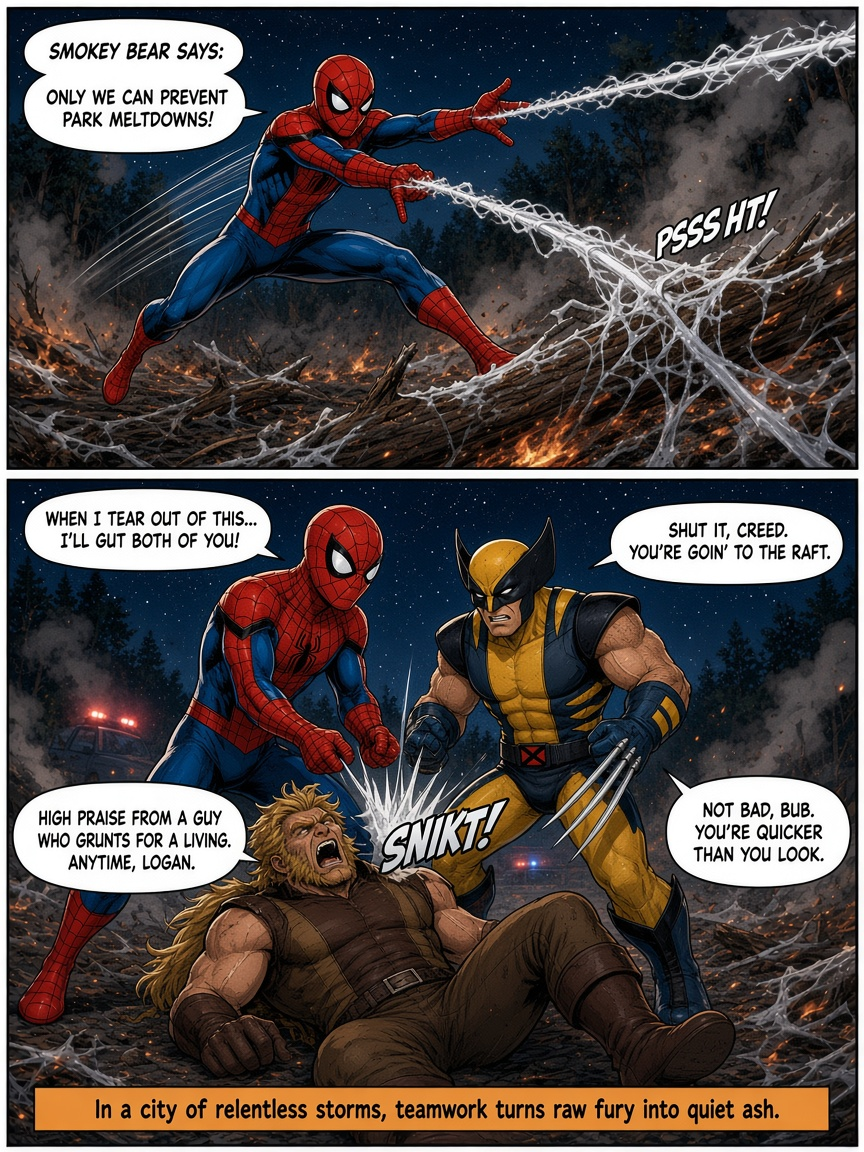Claws and Webs in the Inferno (page 4 of 4)