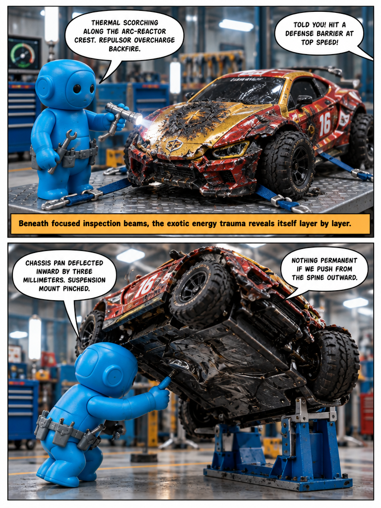 Repulsor Burns and Force Fields (page 2 of 4)