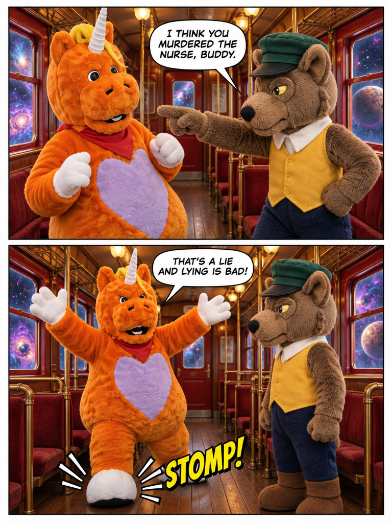 Buddy and the Multiverse Train (page 3 of 4)