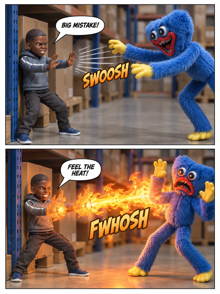 Caleb's Fiery Showdown (page 2 of 4)