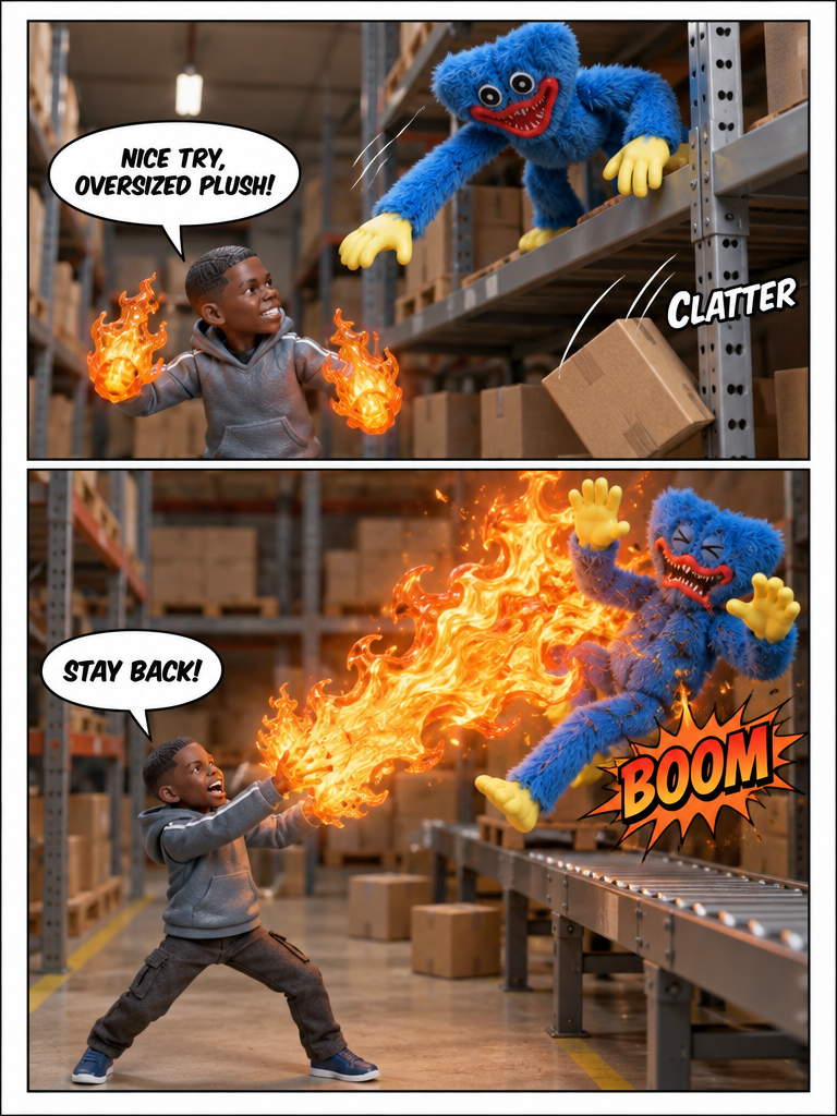 Caleb's Fiery Showdown (page 3 of 4)