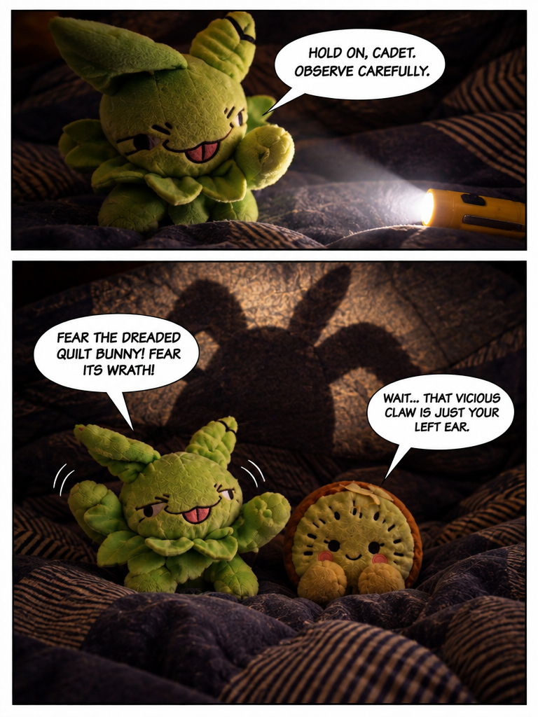 Shadow Puppets in the Quilt Cave (page 3 of 4)