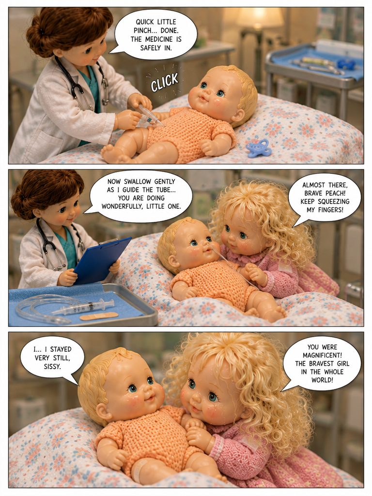 Brave Little Sister's Checkup (page 3 of 4)