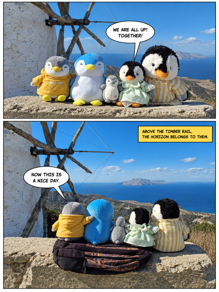 Three Penguin Siblings: The Windmill Perch (page 4 of 4)