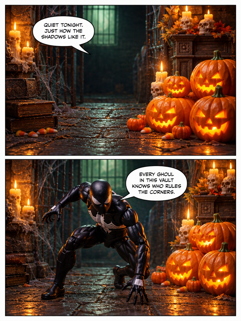 πΈ Spider-Man π· The Symbiote's Halloween Return π¬ Comic Story part 1 (page 1 of 8)