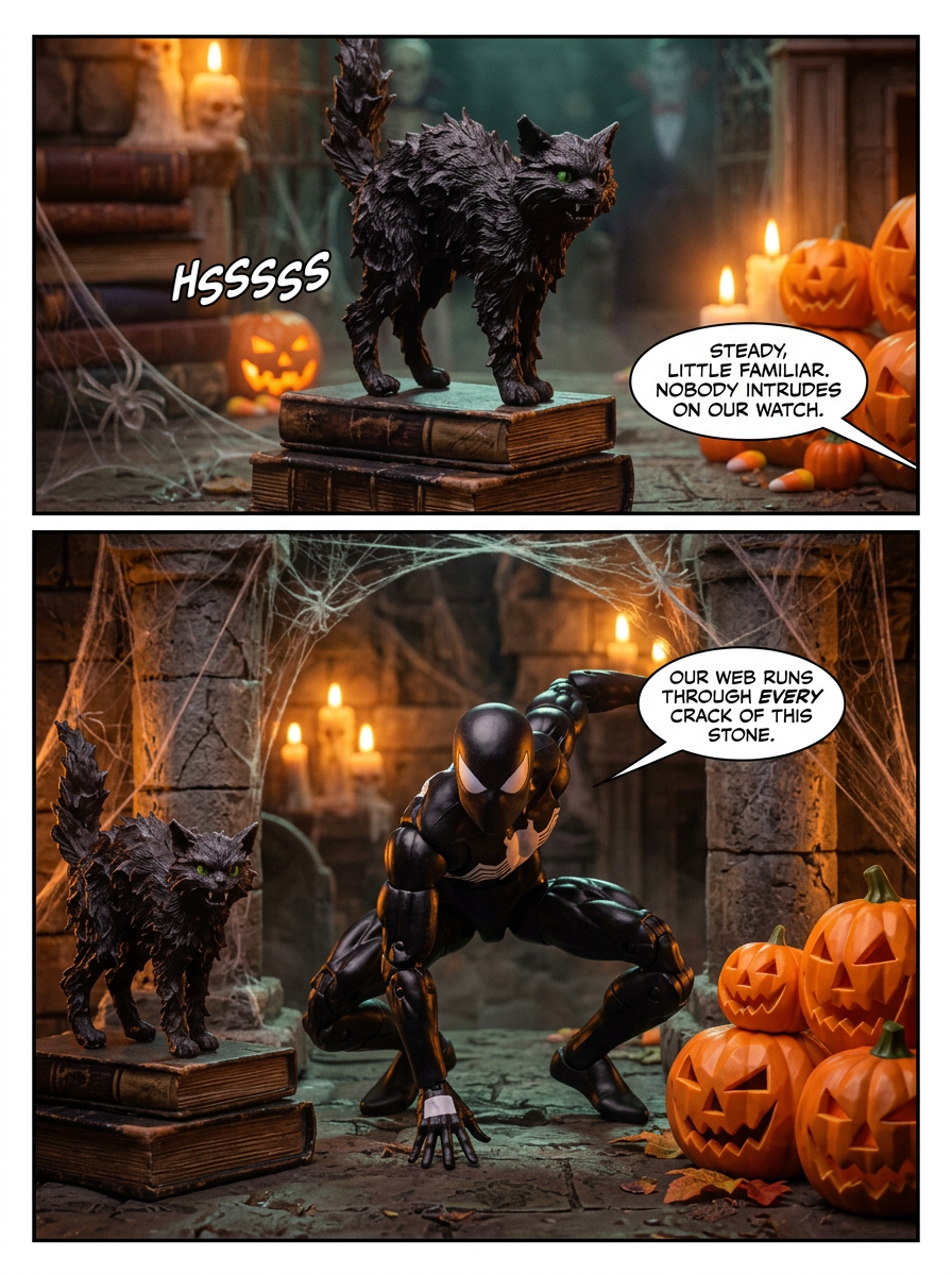 πΈ Spider-Man π· The Symbiote's Halloween Return π¬ Comic Story part 1 (page 2 of 8)