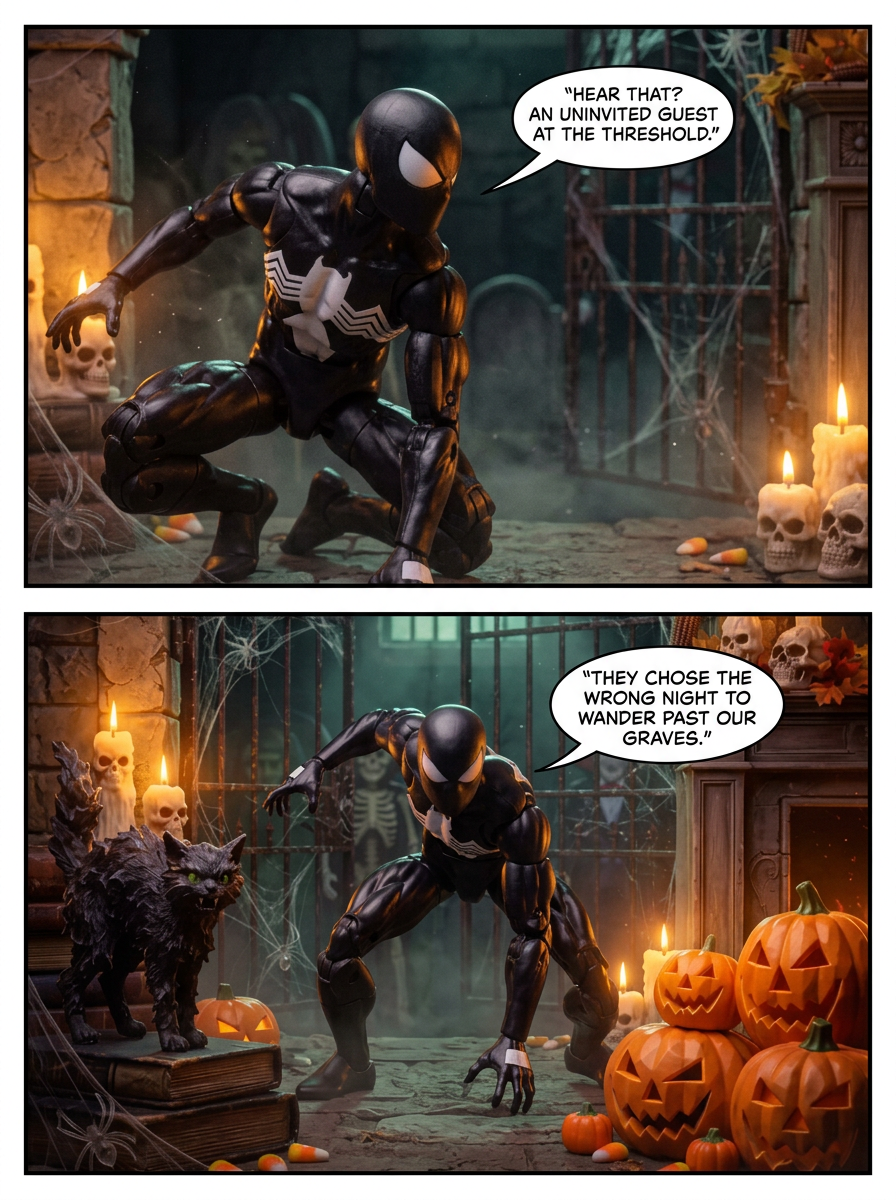 πΈ Spider-Man π· The Symbiote's Halloween Return π¬ Comic Story part 1 (page 3 of 8)