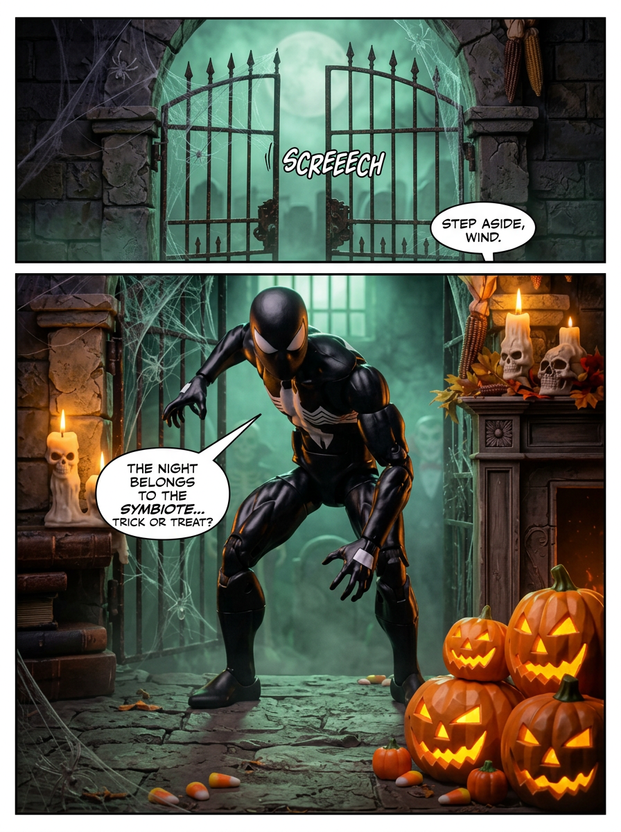 πΈ Spider-Man π· The Symbiote's Halloween Return π¬ Comic Story part 1 (page 4 of 8)