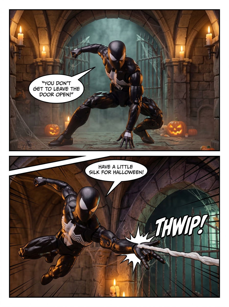 πΈ Spider-Man π· The Symbiote's Halloween Return π¬ Comic Story part 1 (page 5 of 8)