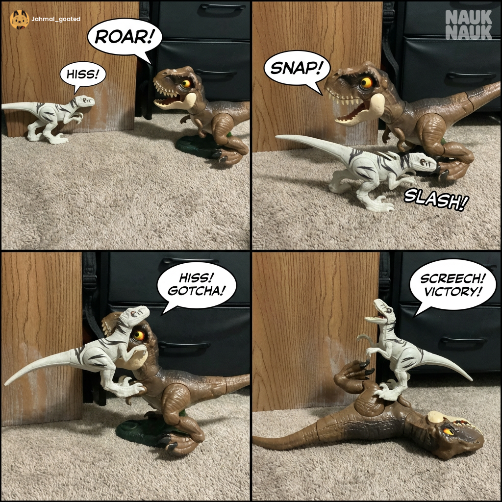 Dino versus Veloso speed