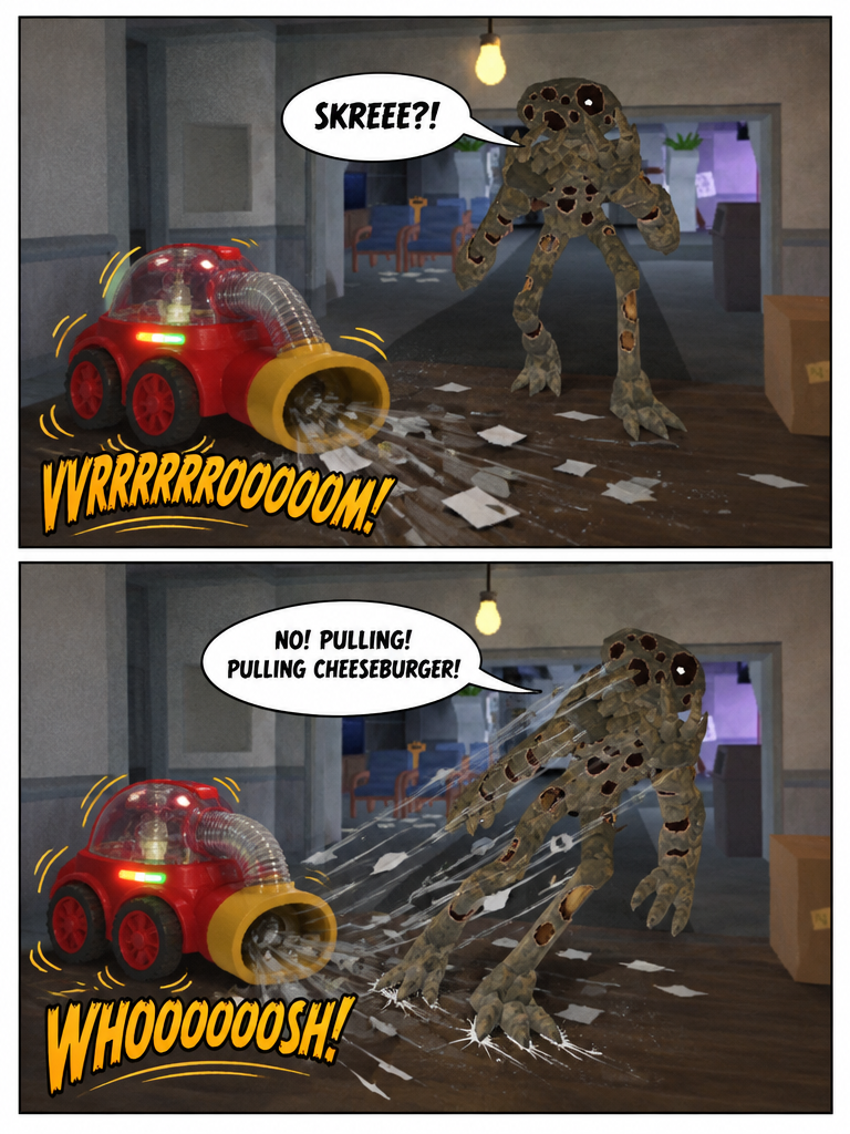 Cheeseburger and the Big Toy (page 2 of 4)