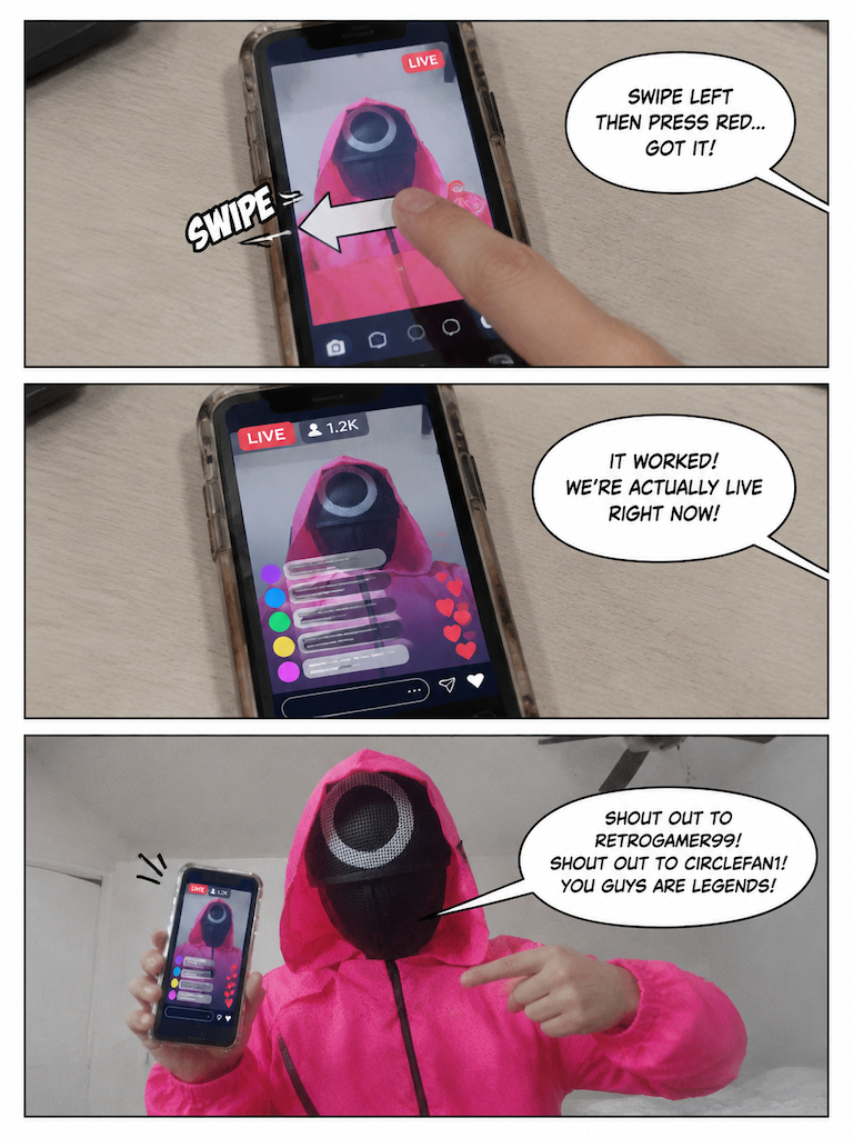 Going Live Behind the Mask (page 3 of 4)