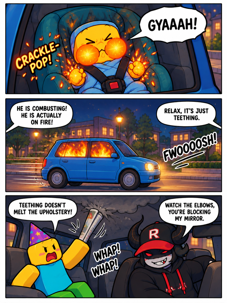 Tantrum in the Car Seat (page 5 of 8)