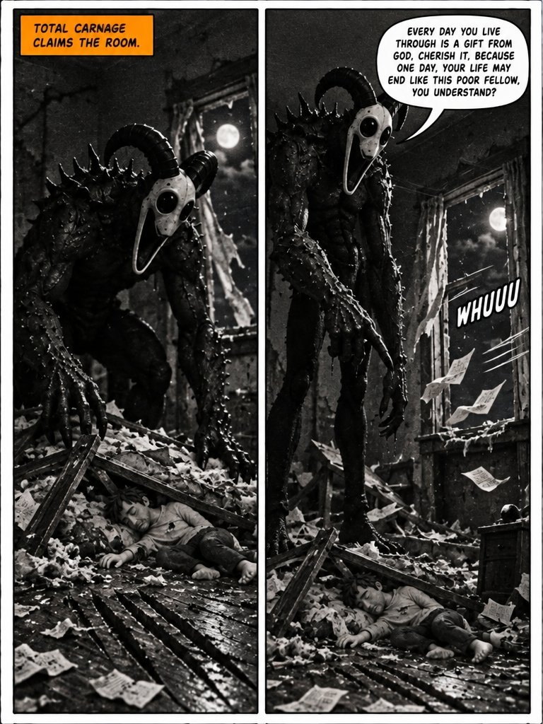 A Grim Sermon in the Shadows (page 4 of 4)
