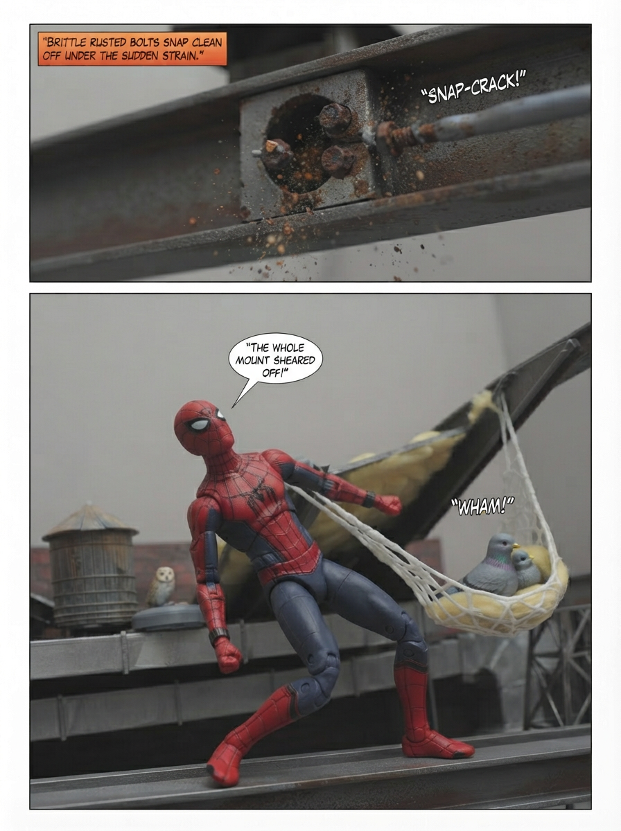 Spider-Man-  A Steady Foundation Overhead  - Comic Story  part 10 (page 3 of 4)
