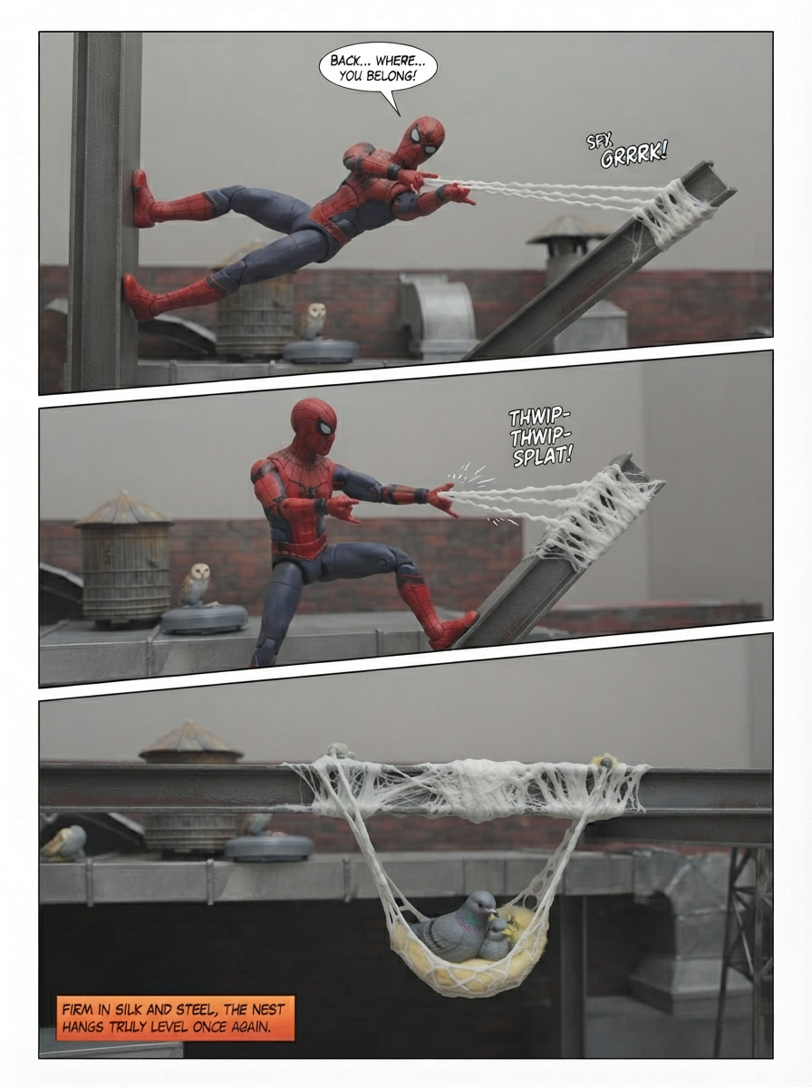 Spider-Man-  A Steady Foundation Overhead  - Comic Story  part 10 (page 4 of 4)