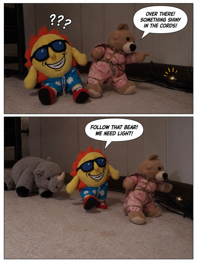 Spotlight Rescue on the Floorboards (page 2 of 4)