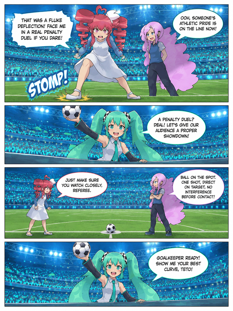 Miku Catch the Soccer Ball (page 5 of 8)