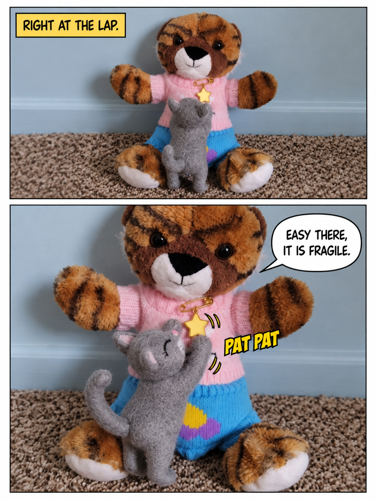 The Little Felt Kitten's Star (page 2 of 4)