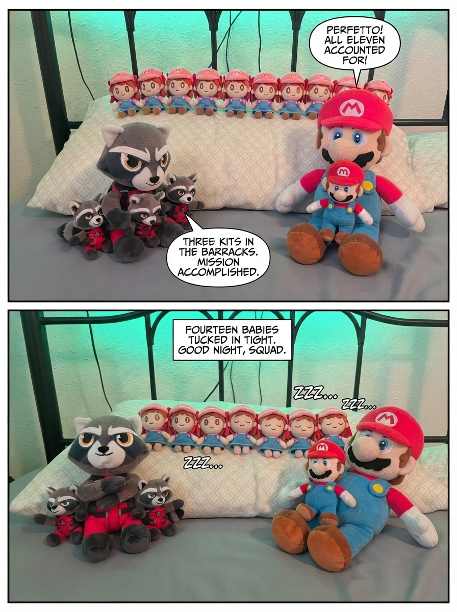 A Very Crowded Bed (page 4 of 4)