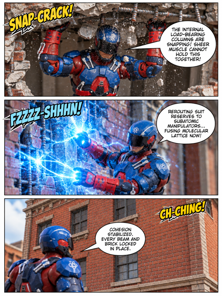 the atom and Giganta in A Monumental Rescue (page 2 of 4)