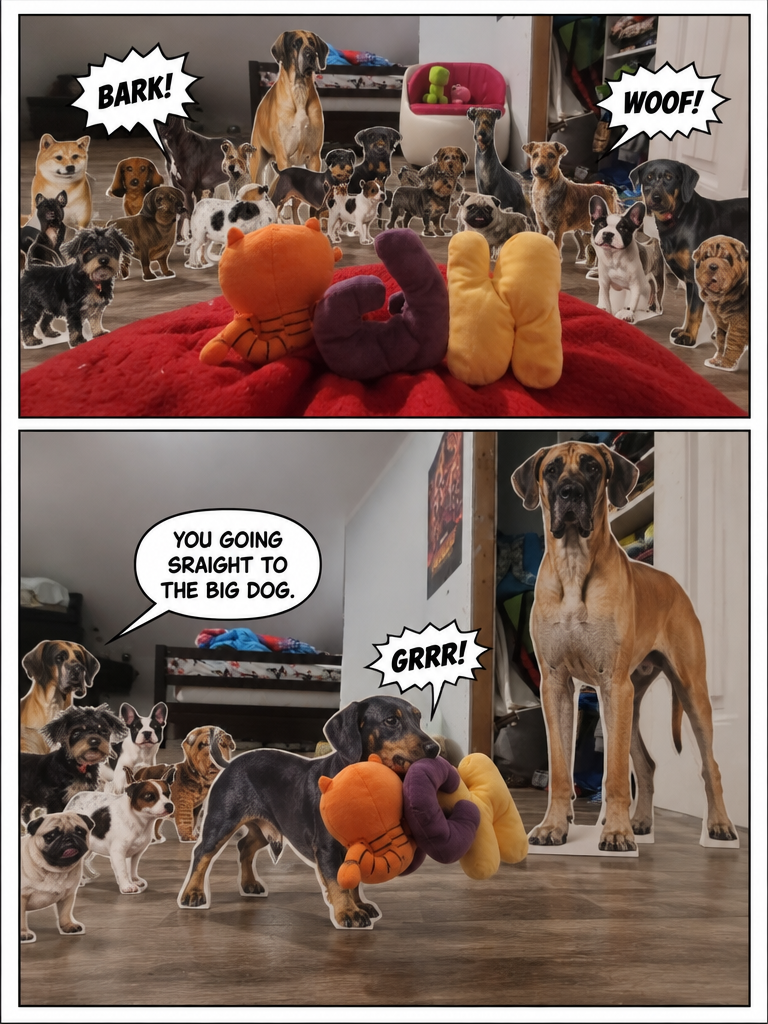 N, G & Lil Petey Got Eaten By Big Dog! (page 3 of 4)