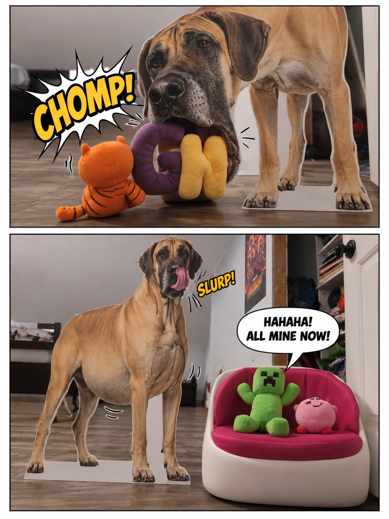 N, G & Lil Petey Got Eaten By Big Dog! (page 4 of 4)