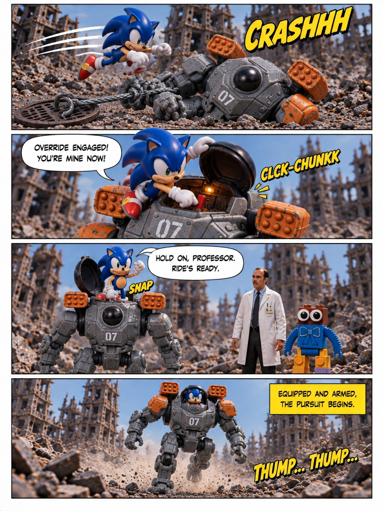 Discovery of a Strange Spaceship Season 2 Part 1: The Capturing of a Mech (page 4 of 4)