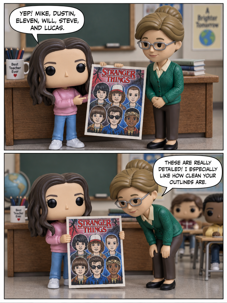 Showing the Stranger Things Poster (page 3 of 4)