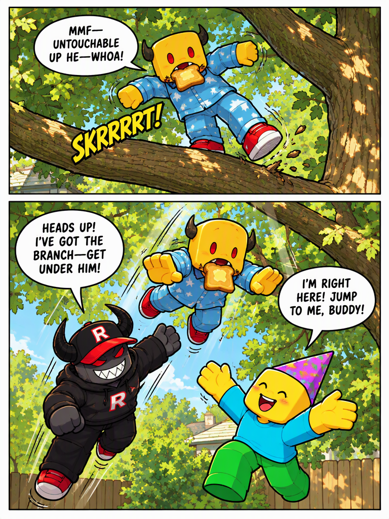 Yard Chase and the Tree Catch (page 2 of 4)
