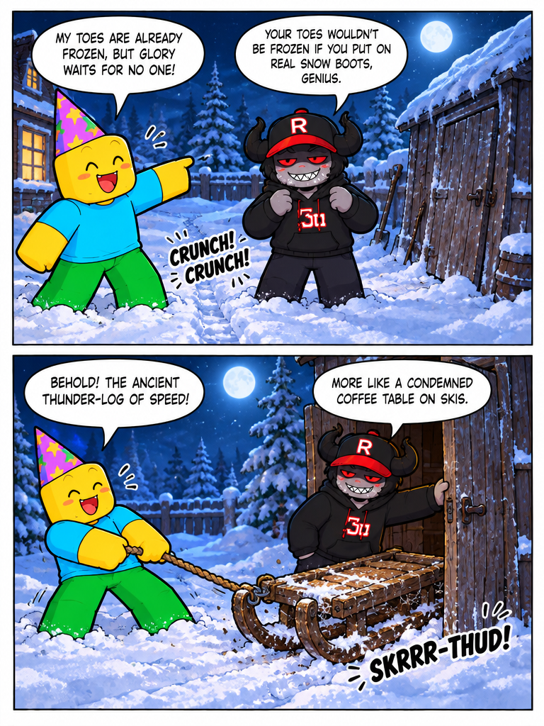 Moonlight Sled Run (page 3 of 8)