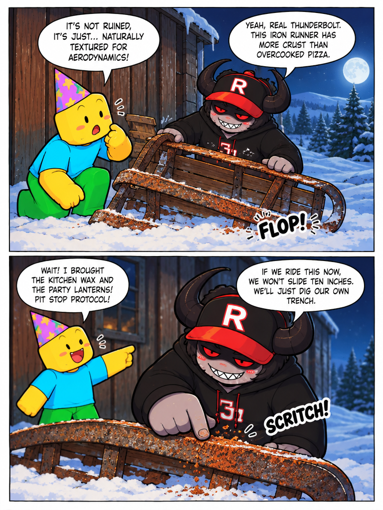 Moonlight Sled Run (page 4 of 8)