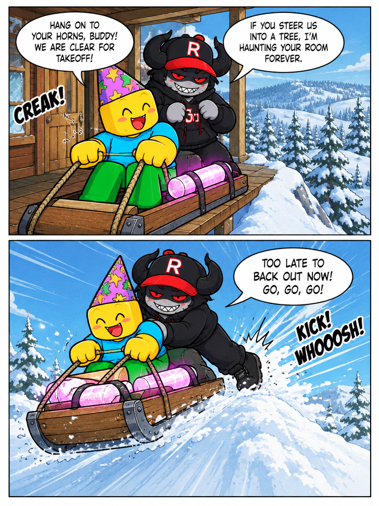Moonlight Sled Run (page 6 of 8)