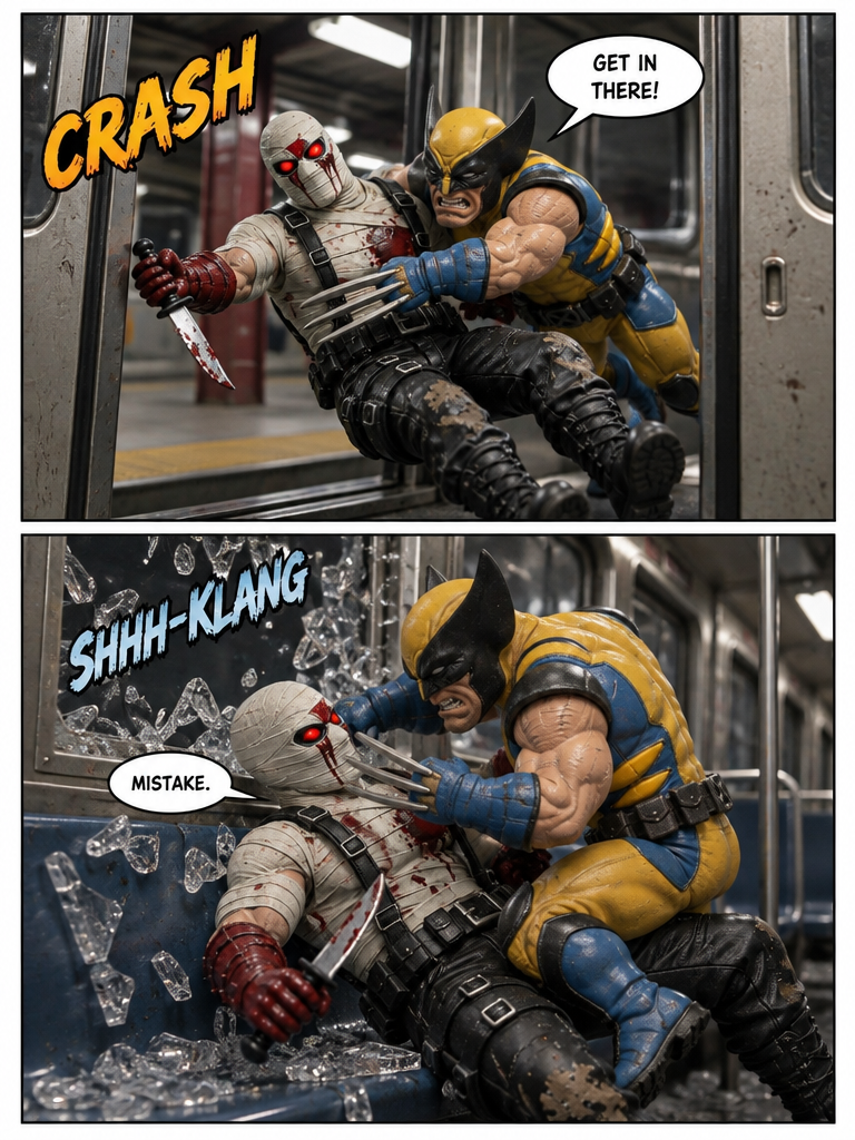 Subway Platform Clash (page 3 of 4)