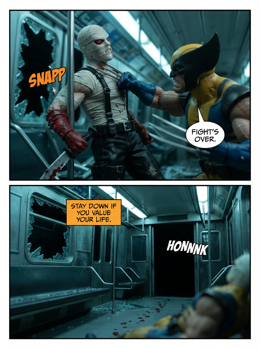 Subway Platform Clash (page 4 of 4)