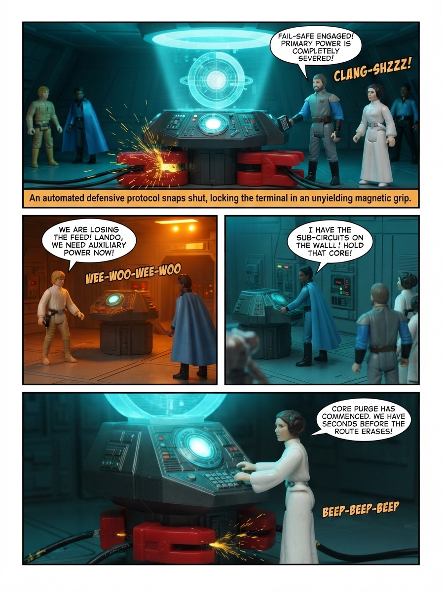 ⭐️Star Wars TVC 🗡 Secret Corridor of the Alliance 💬 Comic Story part 2 (page 2 of 4)