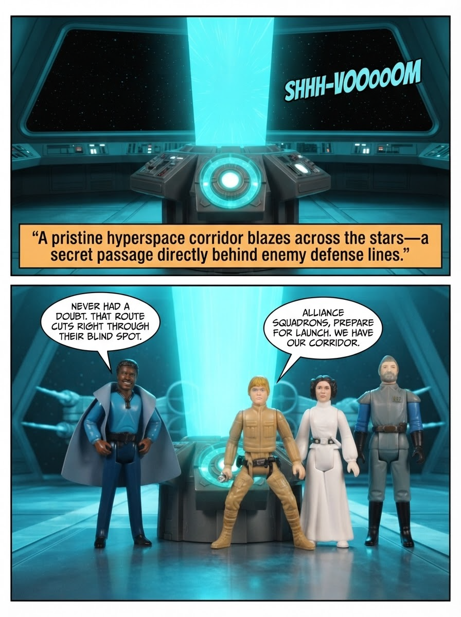 ⭐️Star Wars TVC 🗡 Secret Corridor of the Alliance 💬 Comic Story part 2 (page 4 of 4)