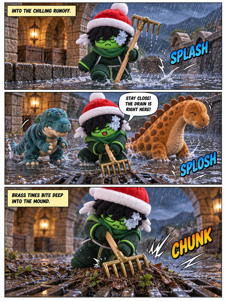 Clearing the Courtyard Grate (page 2 of 4)