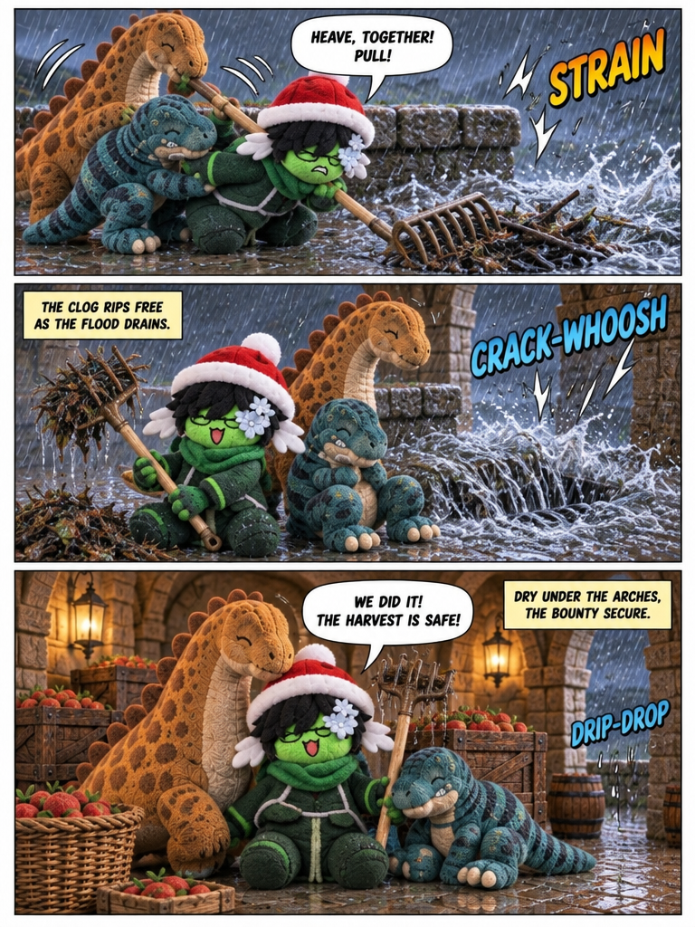 Clearing the Courtyard Grate (page 4 of 4)