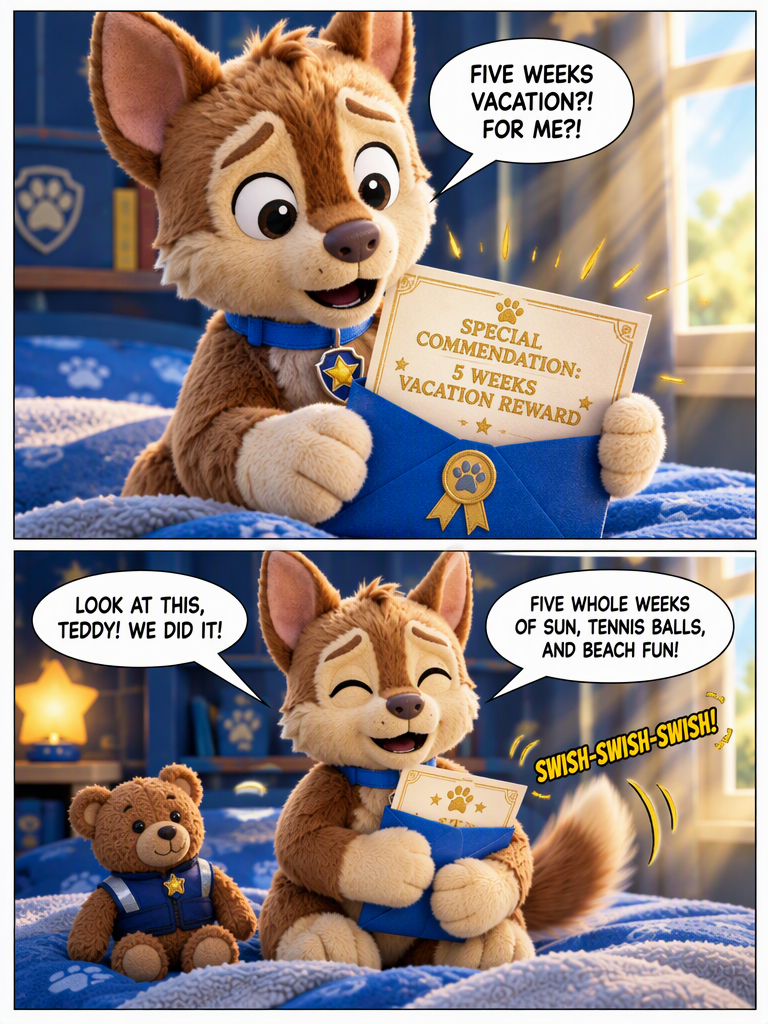 Chase's Five-Week Reward (page 2 of 4)