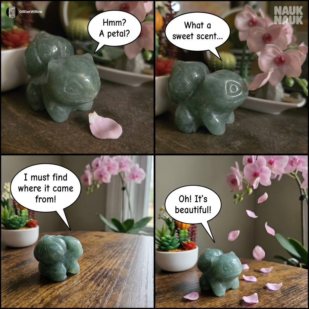 A Little Moment for Bulbasaur Statue