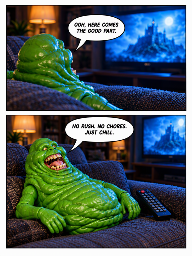 A Cozy Ghoul's Movie Night (page 2 of 4)