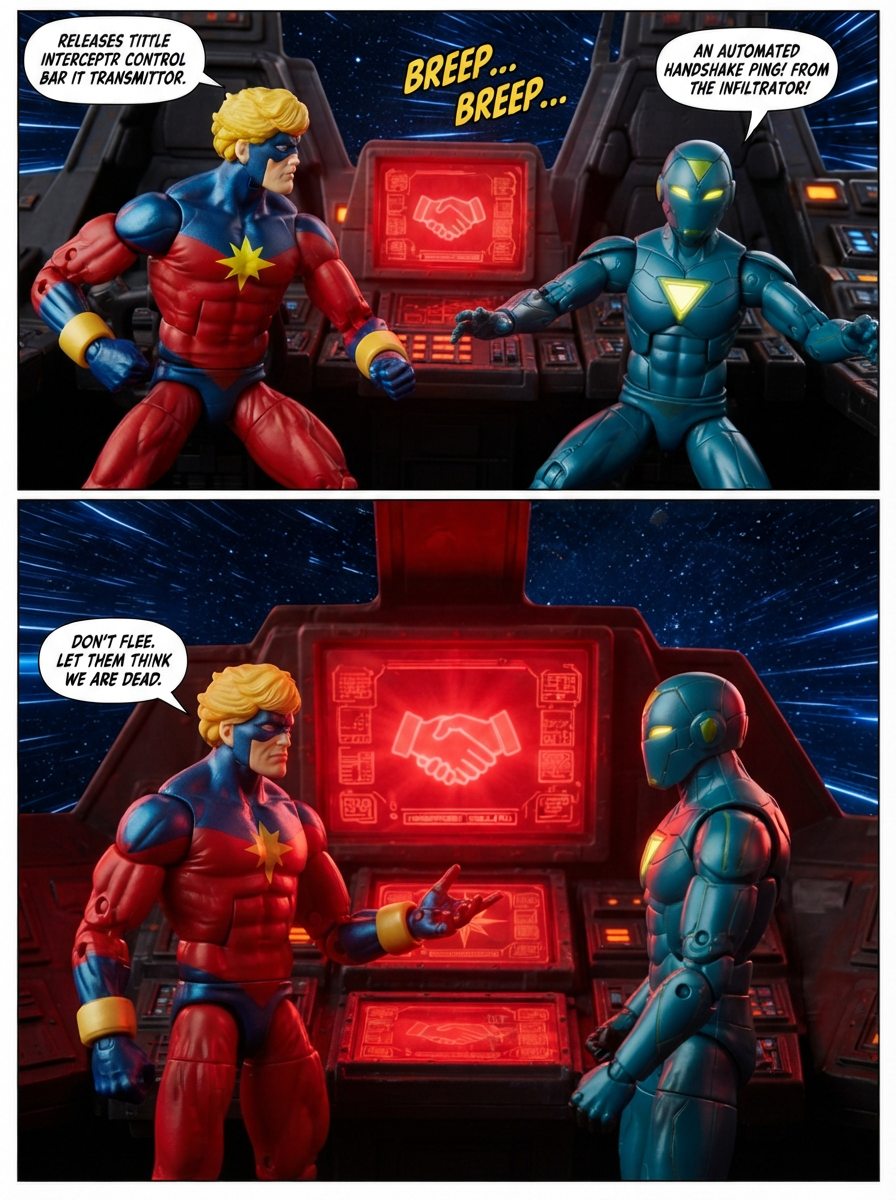 Captain Marvel  - The Deceptive Frequency - Comic Story - part 13 (page 3 of 4)